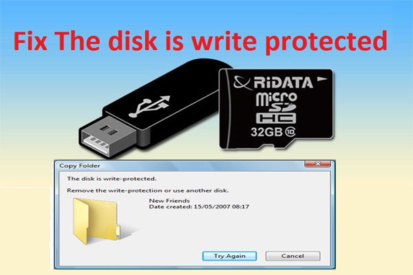 How To Repair A USB Key Or SD Card Blocked Read-Only