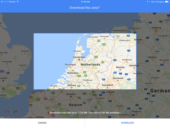 How To Download Google Maps And Use Them Offline on iPhone And iPad