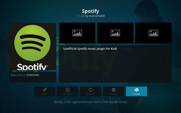 How to Listen to Spotify Music from Kodi