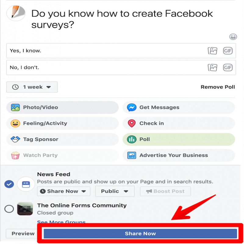 How to Create a Facebook Survey