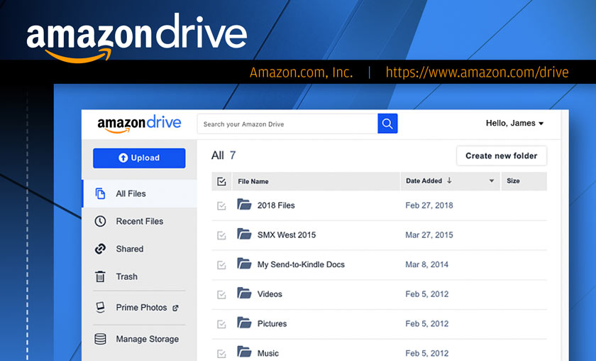 Amazon Drive: A Free cloud for Amazon Prime Subscriber