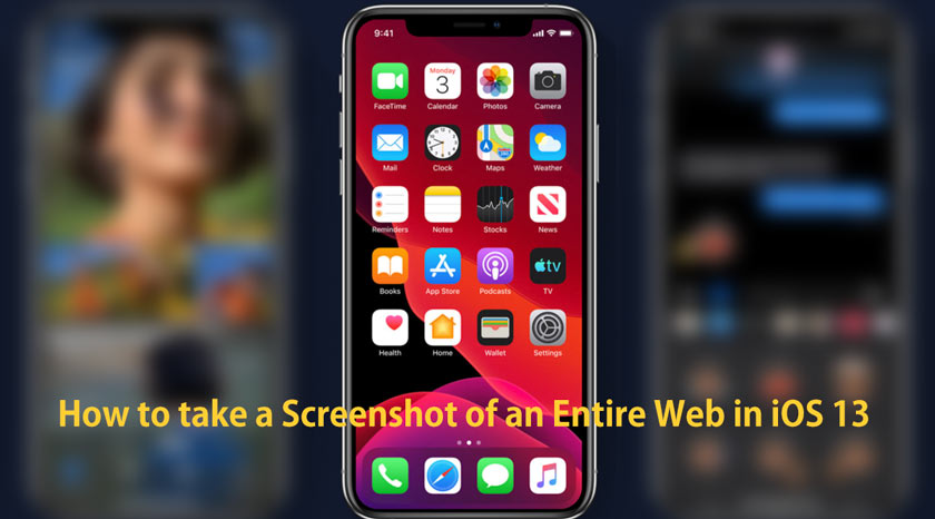 How to take a Screenshot of an Entire Web in iOS 13