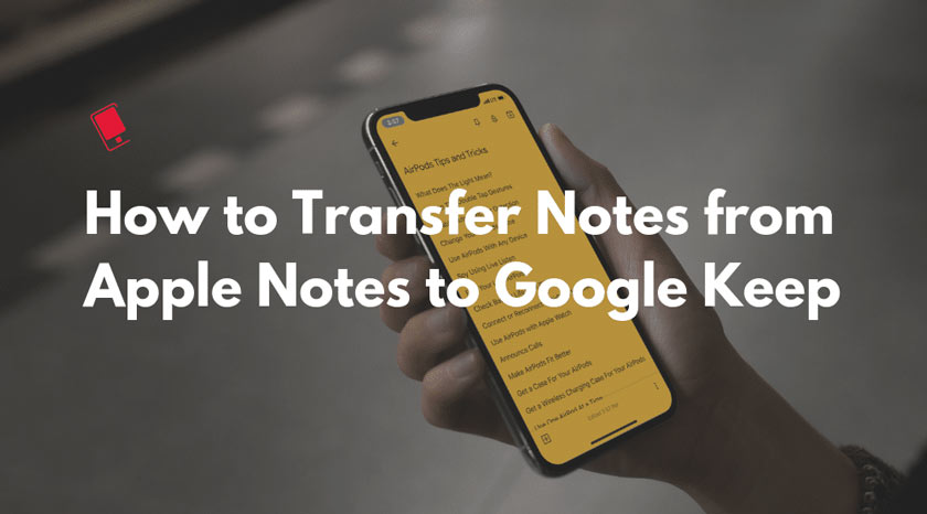 Migrate iOS App Notes to Google keep