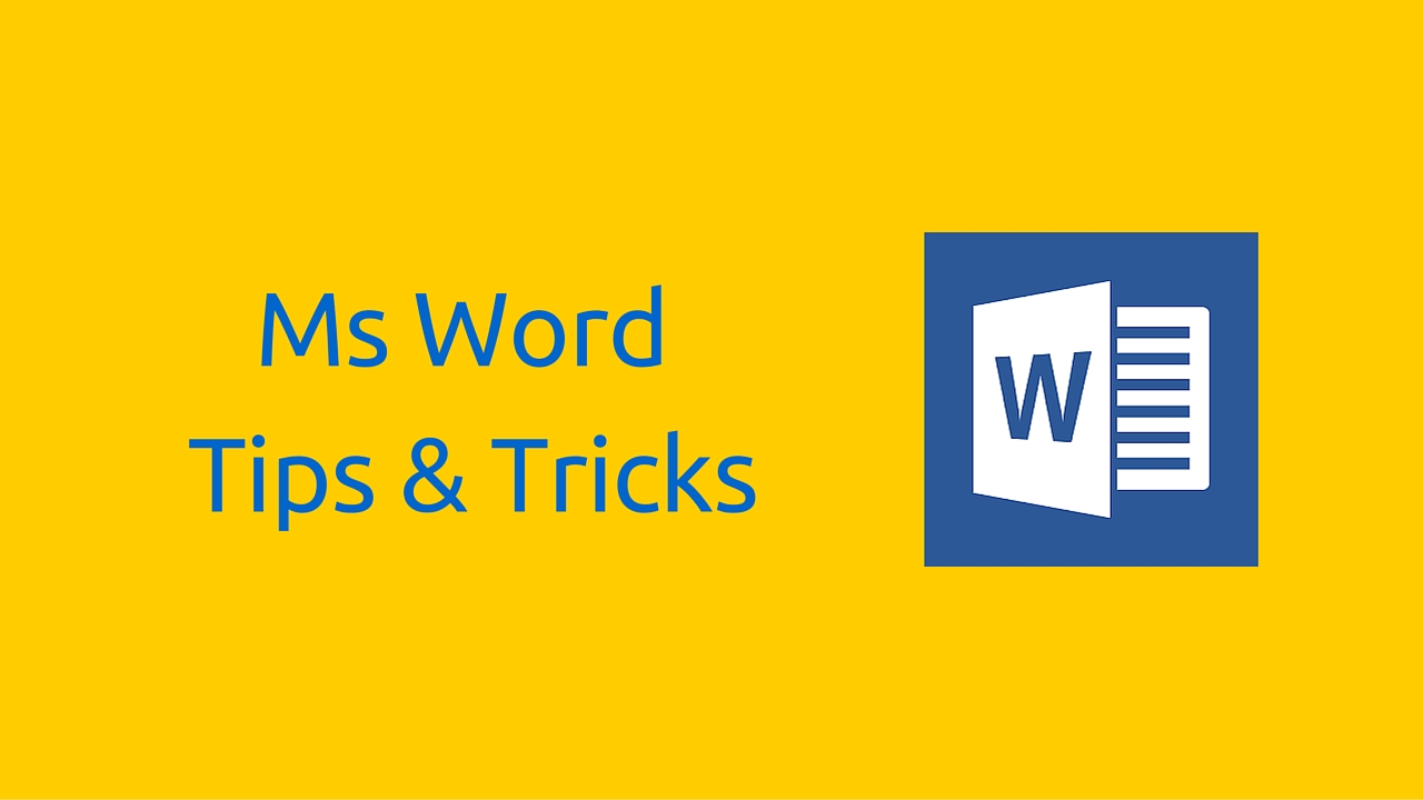Best Tips and Tricks for Using Microsoft Word 2016/2013 like a Pro