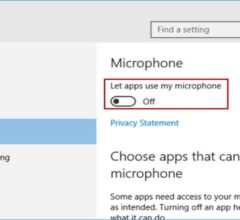 How To Disable The Microphone In Window 10