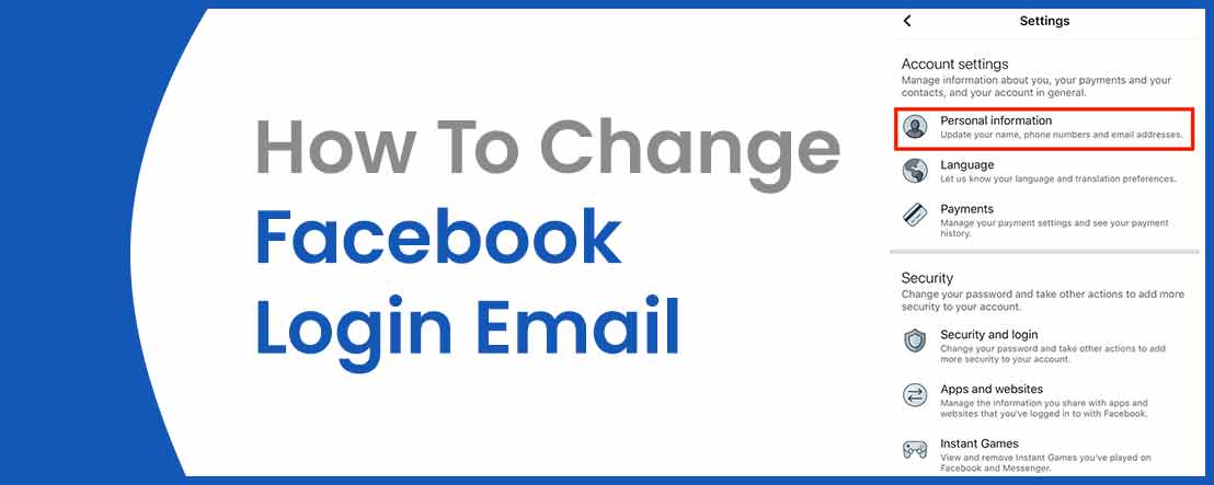 How to Change and Remove Facebook E Mail?