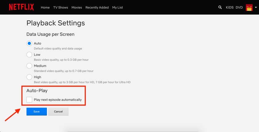 How to Disable Netflix Autoplay