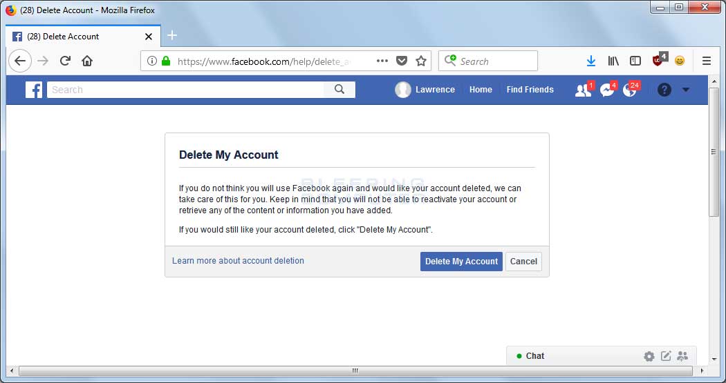 How to Delete Facebook Account and Backup
