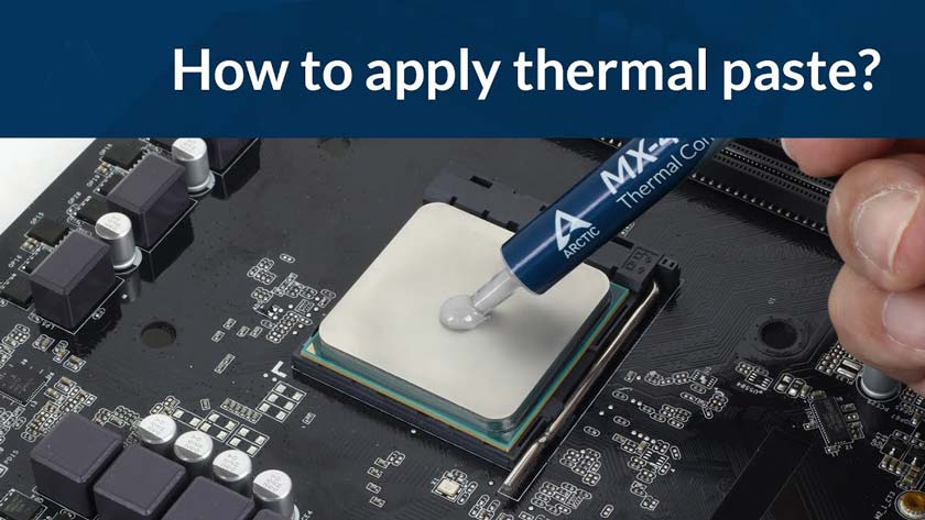How to Apply Thermal Paste on the Processor