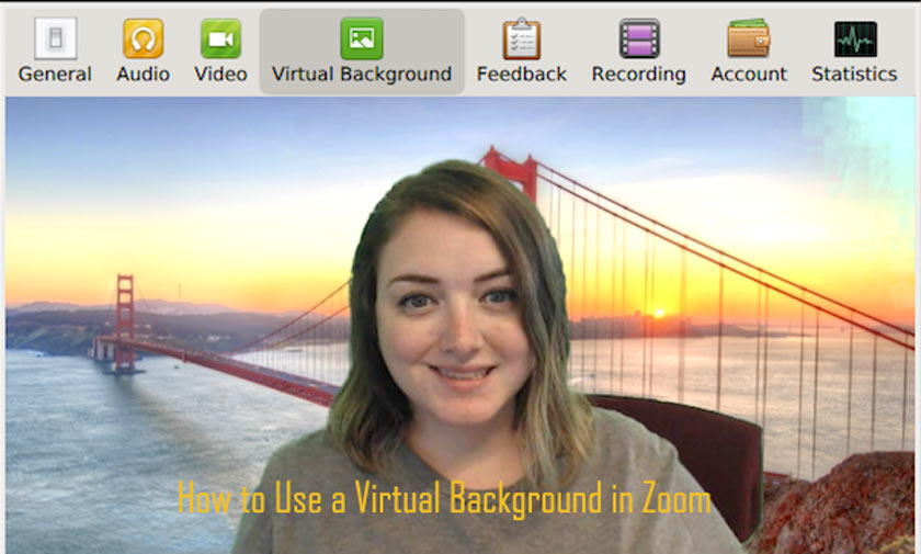 How to Use a Virtual Background in Zoom