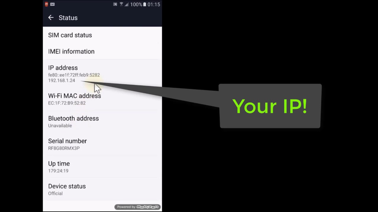 How to Know Wifi IP on Android