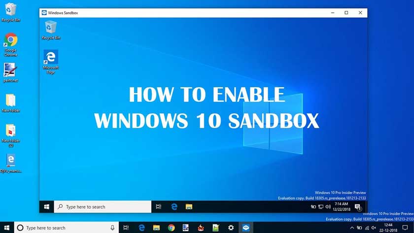 How to Enable Windows Sandbox in Windows 10