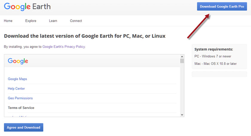 google earth for windows 10 free