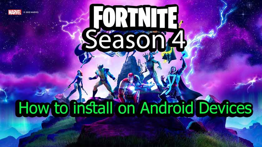 How to Install Fortnite Season 4 on Android