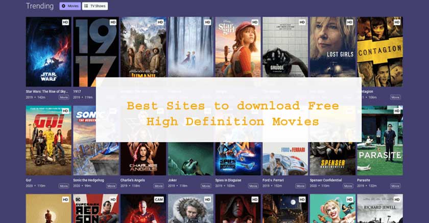 Free High Definition Movies | The Best Sites