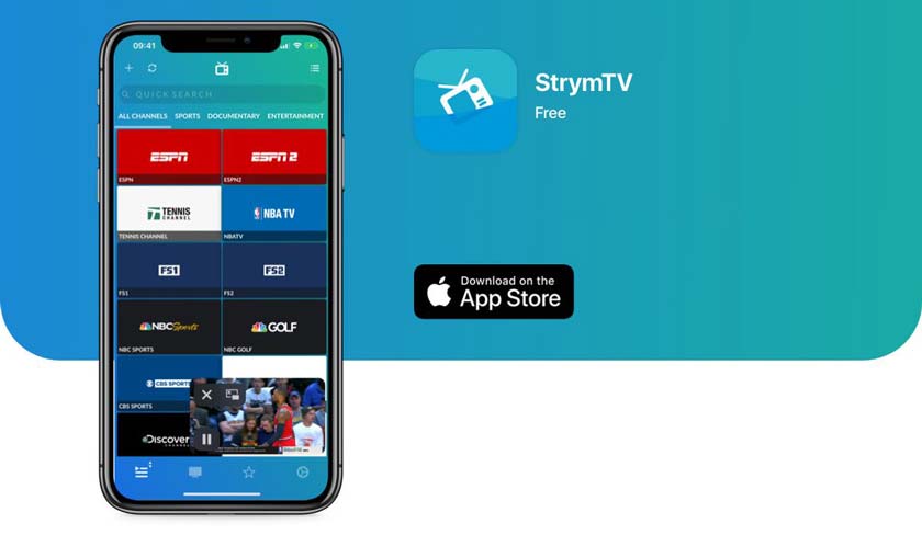 STRYMTV: Fantastic Free IPTV App With Tons of Streaming Channels