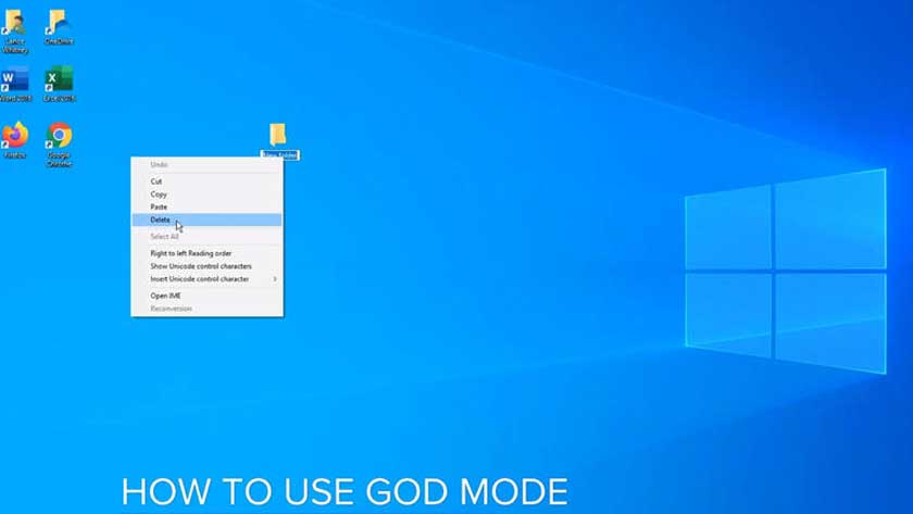 How to Activate Windows God Mode