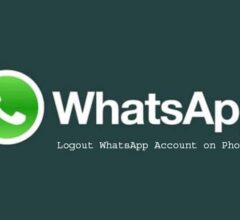 Logout WhatsApp Account on Phone