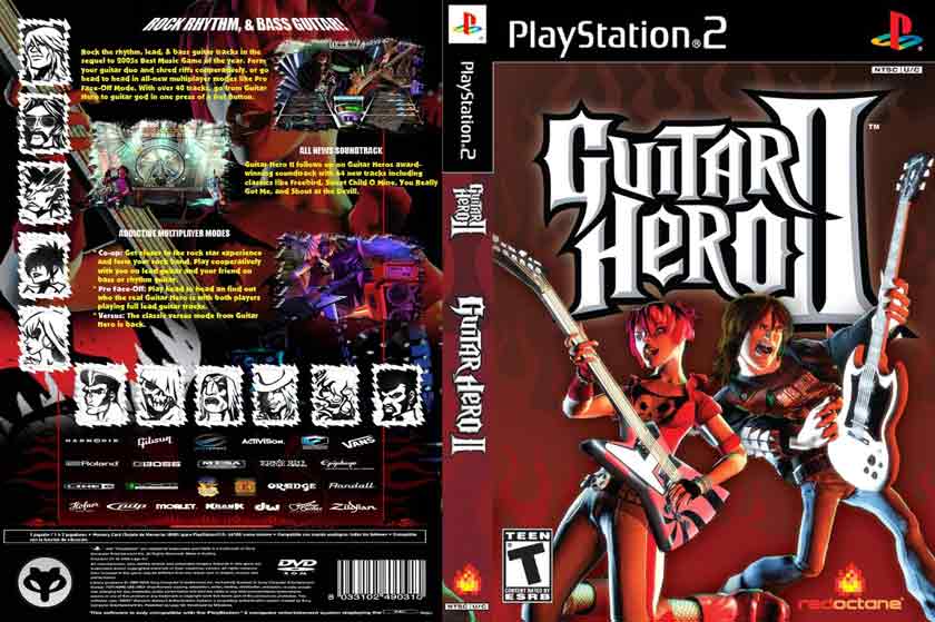 Códigos de trucos para el juego Guitar Hero en PS2