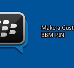 How to Make a Custom BBM PIN Free