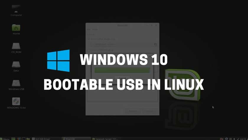 How to Make Windows 10 Bootable on Linux