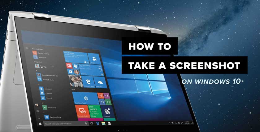 Take Screenshot on Windows 10 Laptop