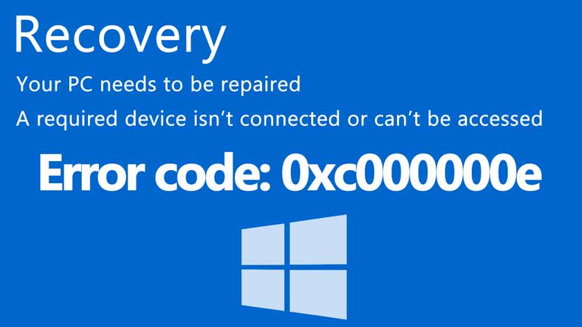 How to Fix BSOD Error (0xc00000e) in Windows 10