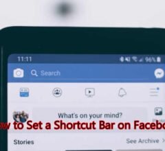 How to Set a Shortcut Bar on Facebook
