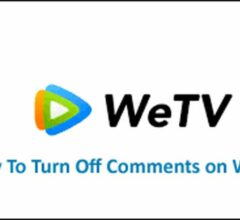 How To Turn Off Comments on WeTV