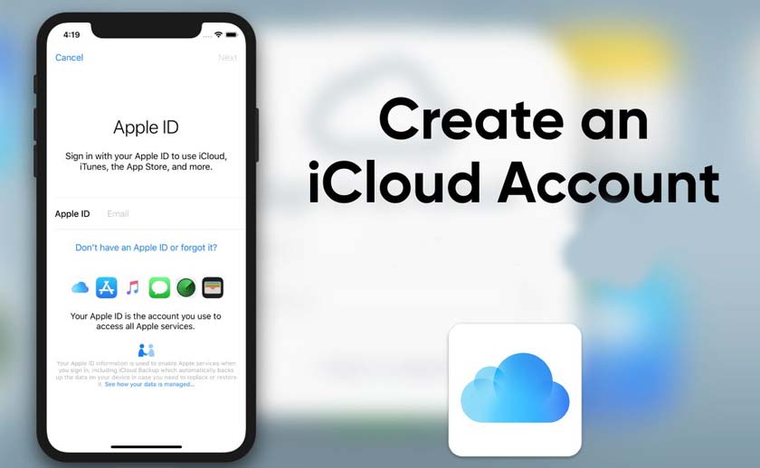 Create An iCloud Account