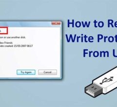 Remove Write Protection From a USB Flash Drive