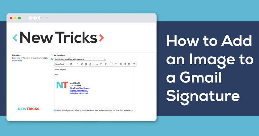 How to Insert Images to Your Gmail Email Signature