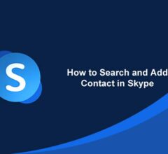 How to Search and Add Contact in Skype