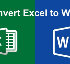 Convert Excel to Word