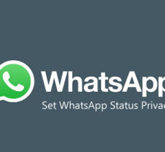 How to Set WhatsApp Status Privacy