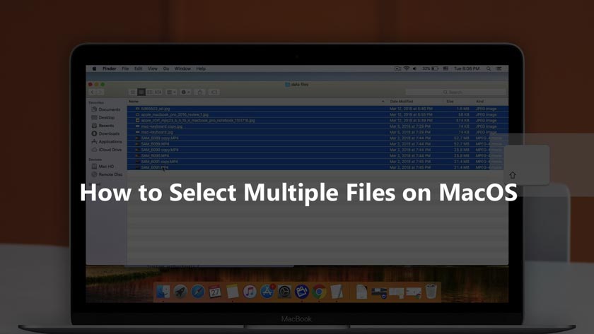 How to Select Multiple Files on MacOS