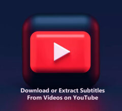 Download or Extract Subtitles From Videos on YouTube