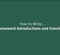 How to Write Coursework Introductions and Conclusions
