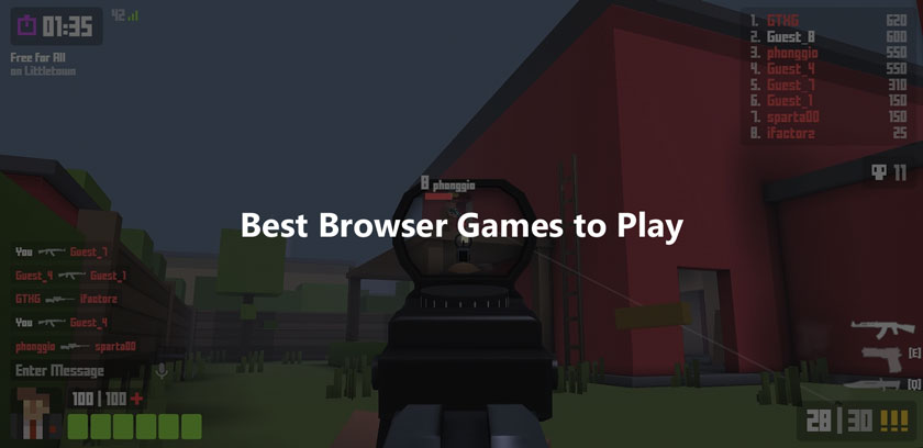 Best Browser Games to Play With your Friends