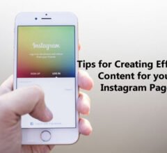Tips for Creating Effective Content for your Instagram Page