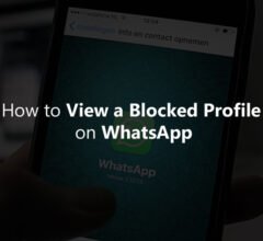 How to View a Blocked Profile on WhatsApp