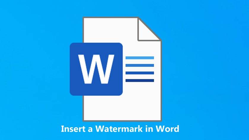 How to Insert a Watermark in Word
