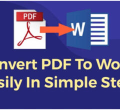 How To Convert PDF To Word