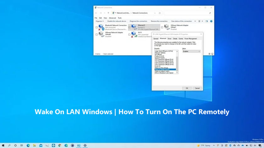 Wake On LAN Windows | How To Turn On The PC Remotely