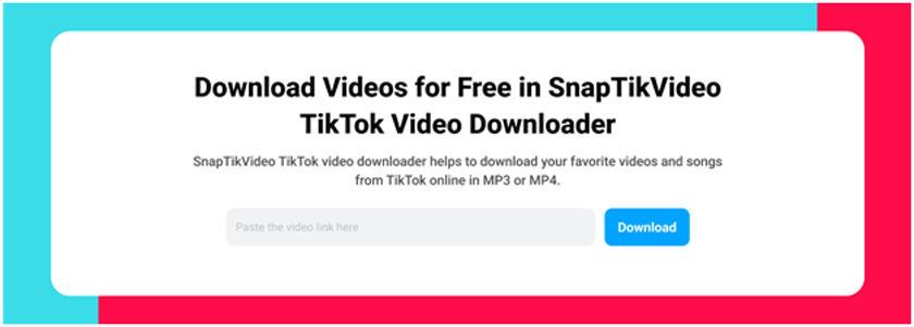 Download TikTok Protected Videos With SnapTikVideo For Free