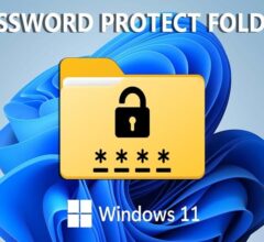 How to Put Password to a Folder in Windows 11