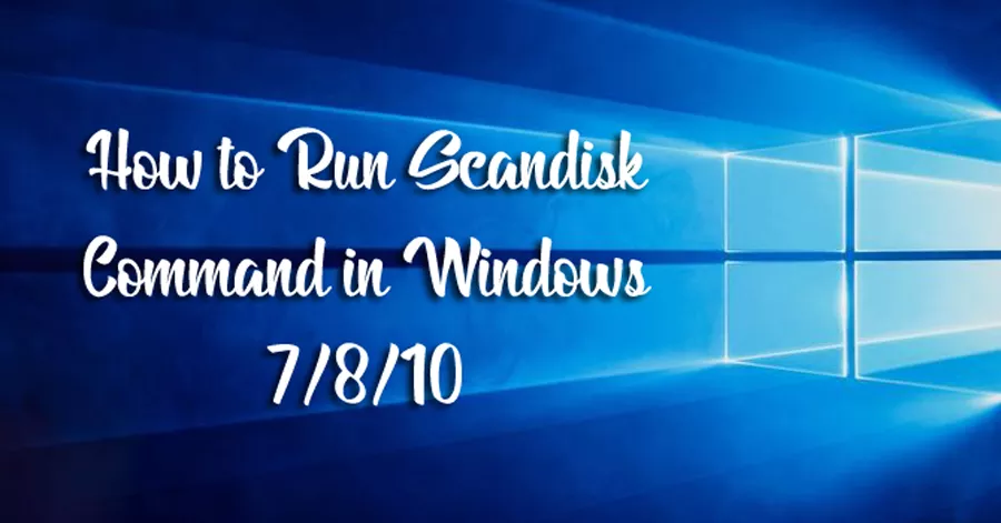 How to Use Microsoft ScanDisk?