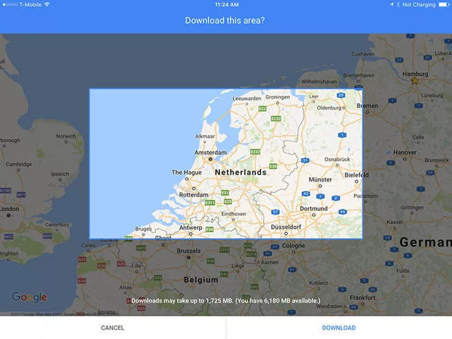 How To Download Google Maps And Use Them Offline on iPhone And iPad