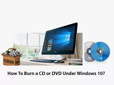 This tutorial explains step by step how to burn a CD or DVD in Windows 10 in two different ways without using third-party CD / DVD burning software.