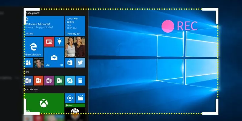 How to Record a Windows 10 PC Screen without installing additional Applications